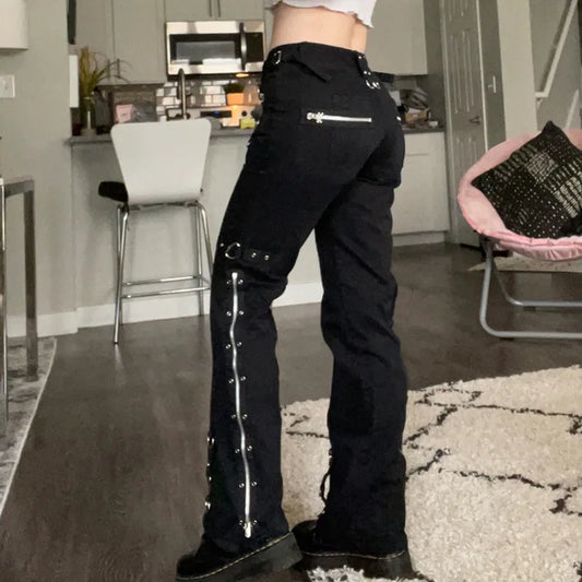 Cyber Gothic Cargo Jeans
