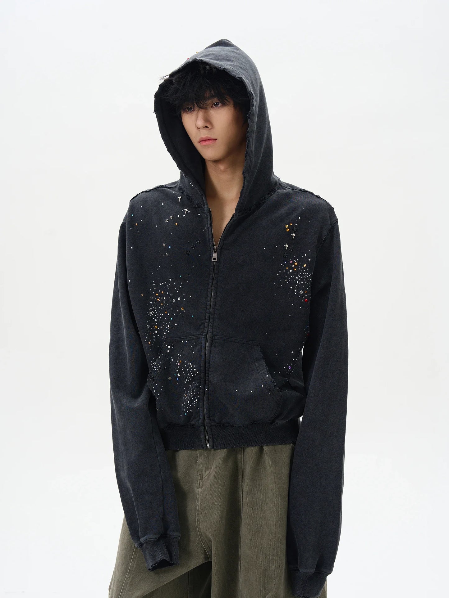 Galaxy Stars Zip Hoodie
