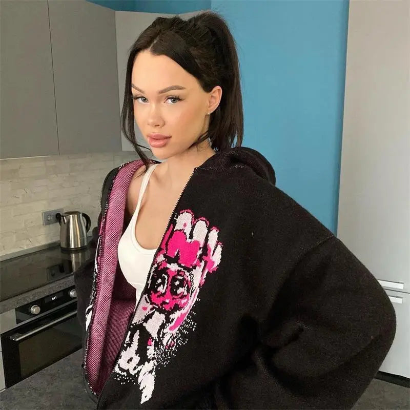 Sinny Knit Zip Up