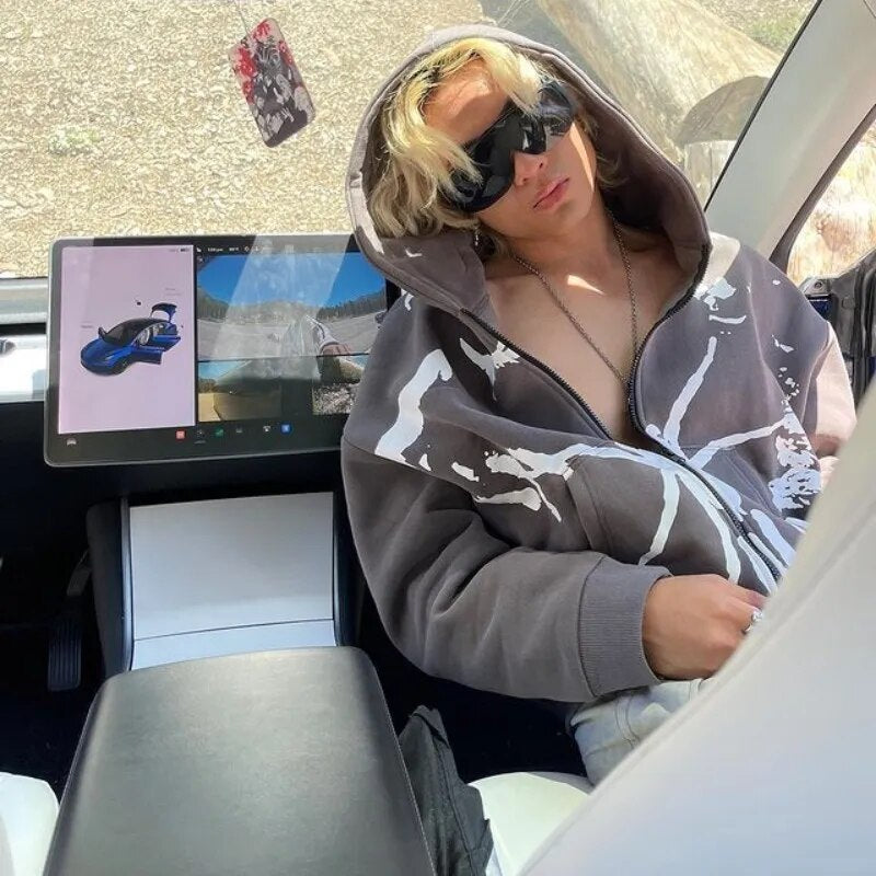 Spider Core Zip-Up Hoodie