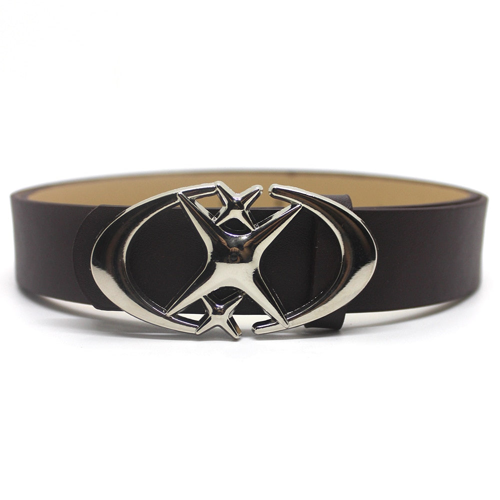 Moon Eclipse Leather Belt