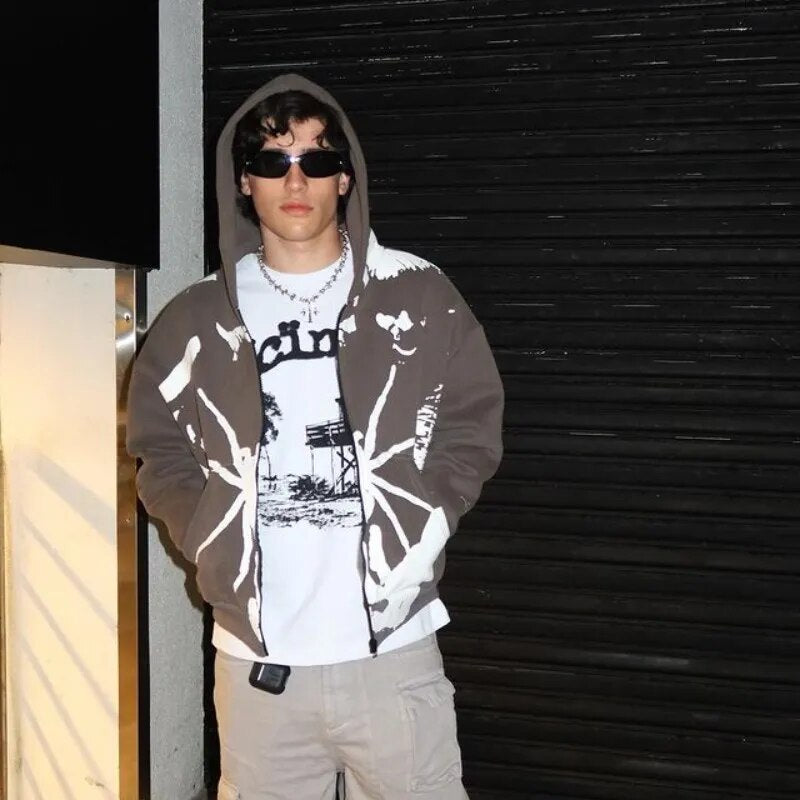 Spider Core Zip-Up Hoodie