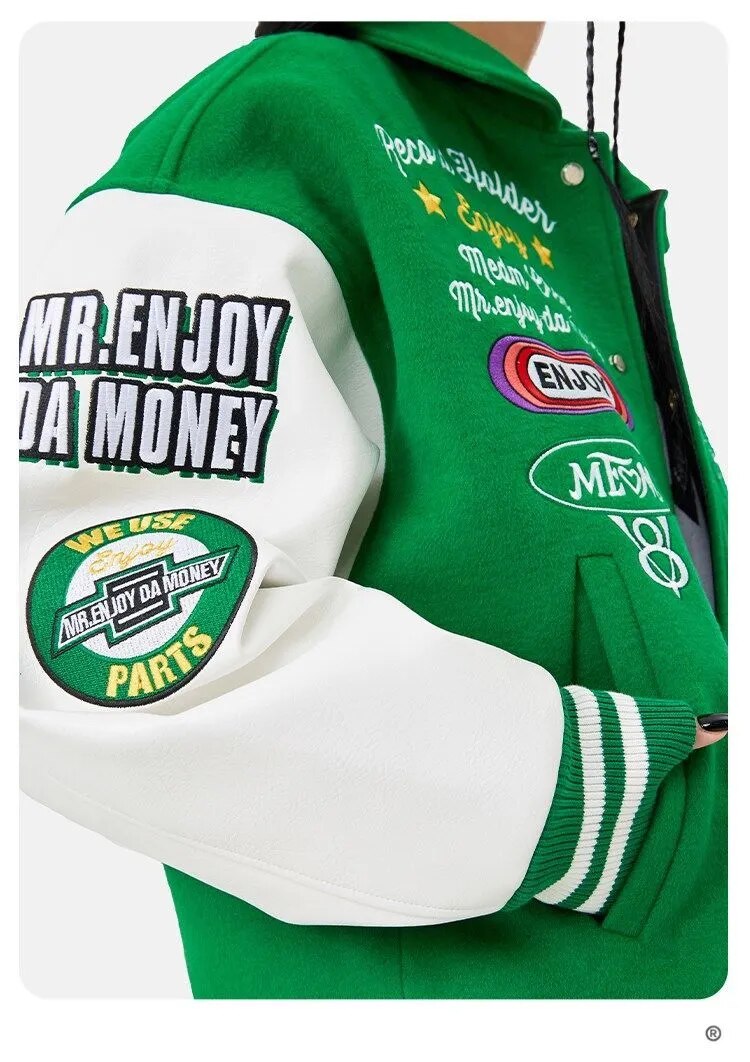Mr. Enjoy Money Varsity Jacket