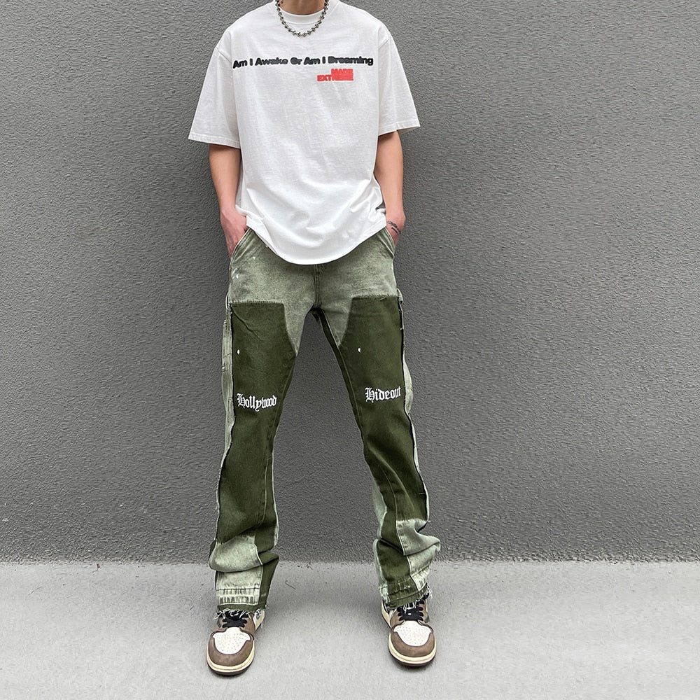 Hollywood Hideout Micro Flared Denim Pants