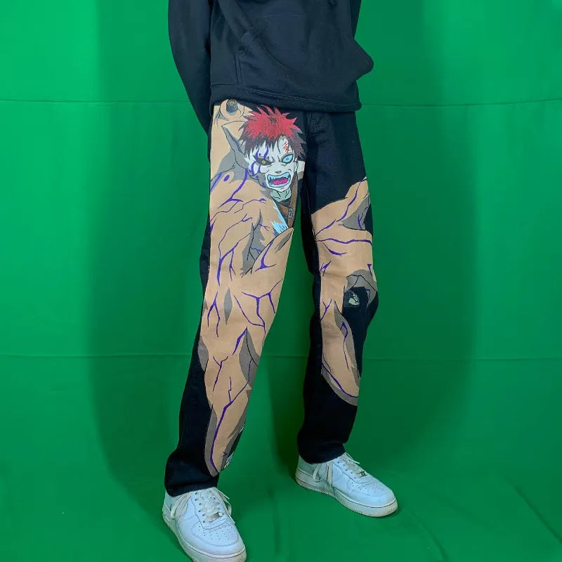 Gaara's Rage Slim Straight Jeans