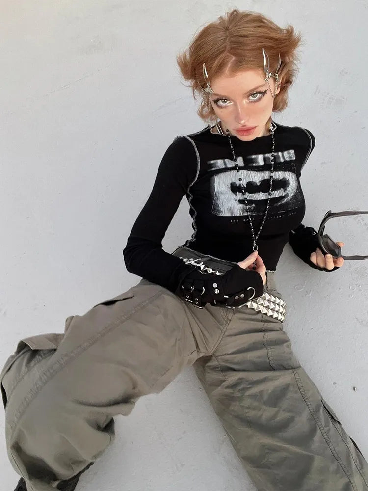 Bite Me Knit Crop Sweater