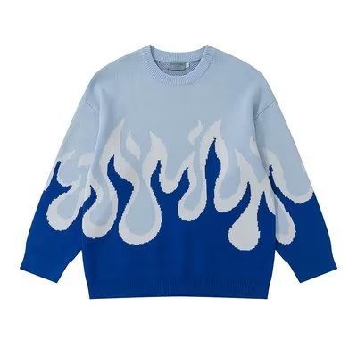 Triple Flame Knit Sweater