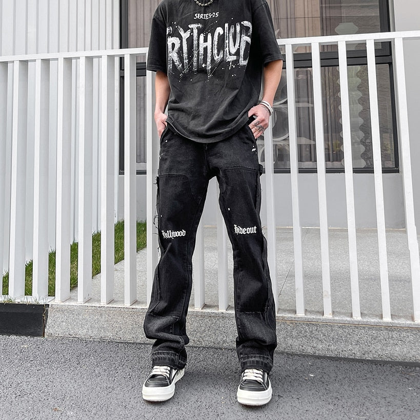 Hollywood Hideout Micro Flared Denim Pants