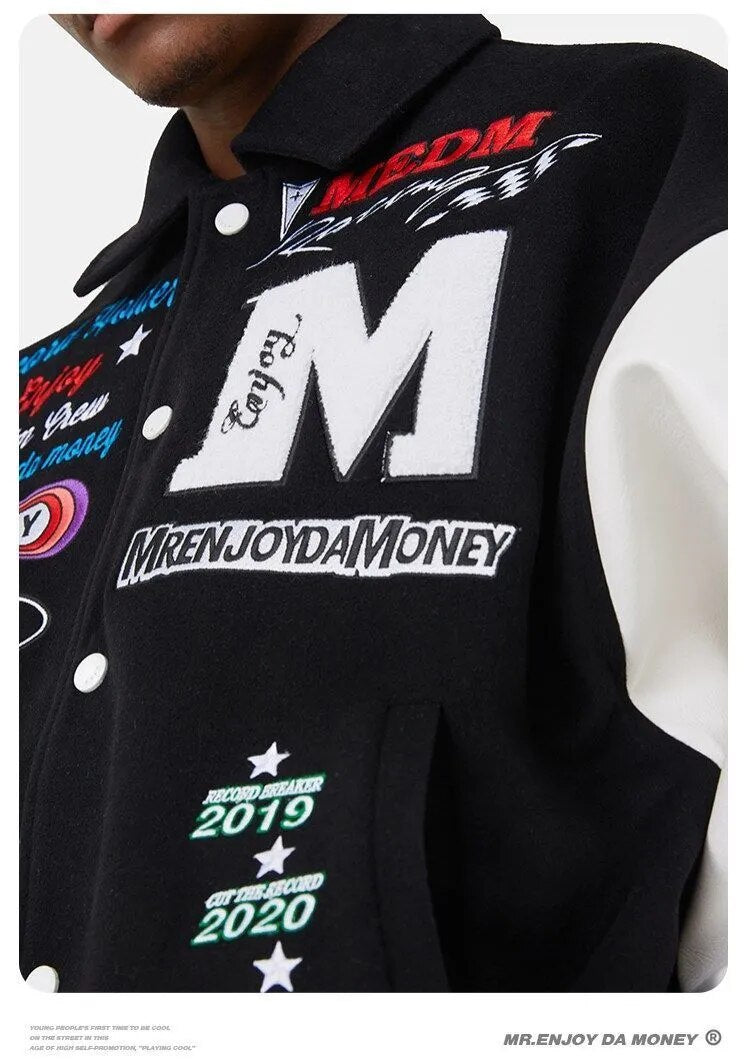Mr. Enjoy Money Varsity Jacket
