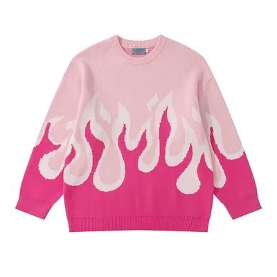 Triple Flame Knit Sweater