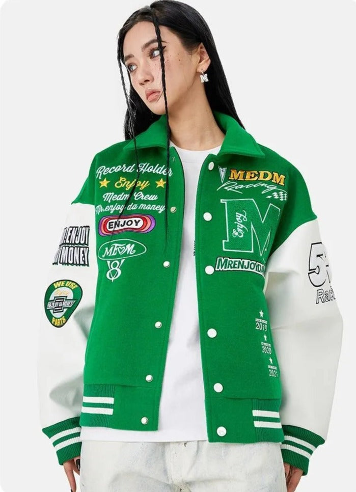 Mr. Enjoy Money Varsity Jacket