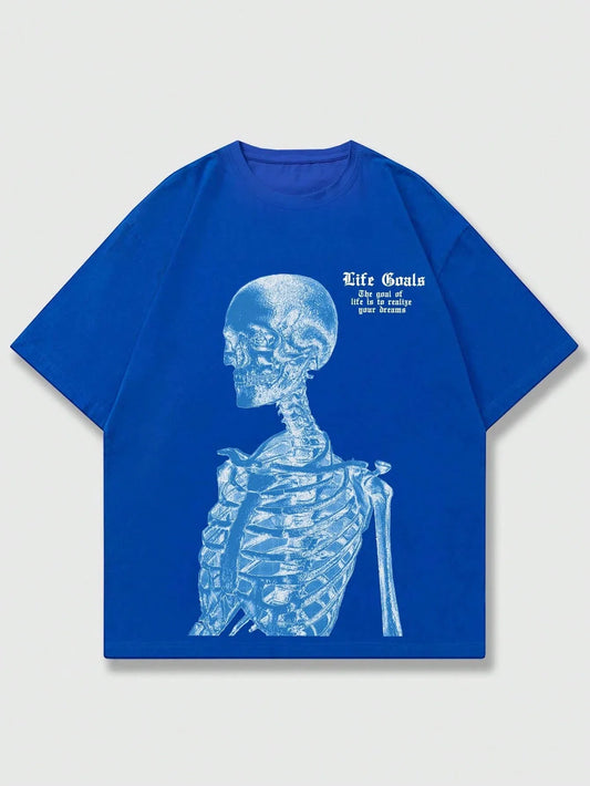 Blue Skeleton T-Shirt