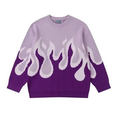 Triple Flame Knit Sweater