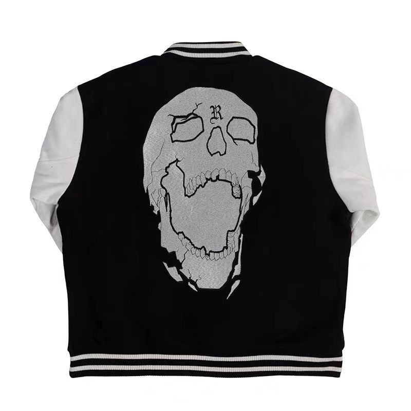 Revenge Skull Varsity Jacket