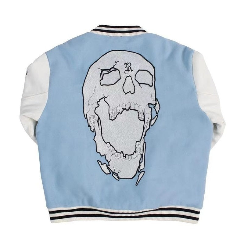 Revenge Skull Varsity Jacket