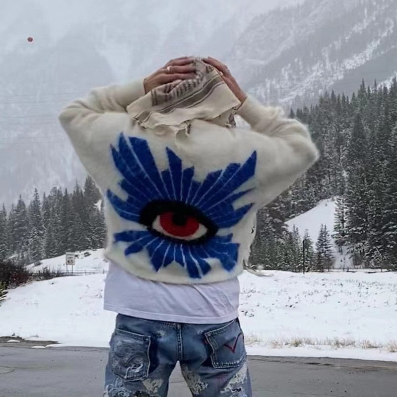 Third Eye Sees All Knitted Sweater