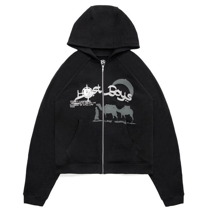 Lost Boys Traveller Zip Up Hoodie