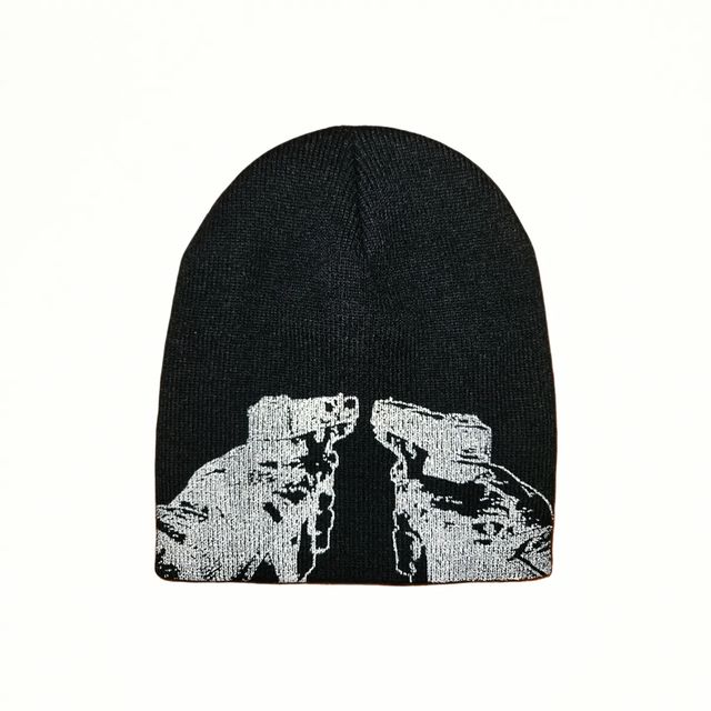 Akimbo Pistols Knit Beanie