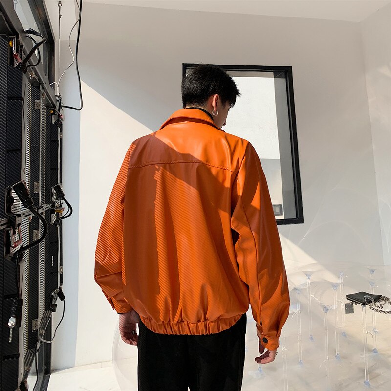 Vintage Loose Leather Jacket - SHIRO KAGE