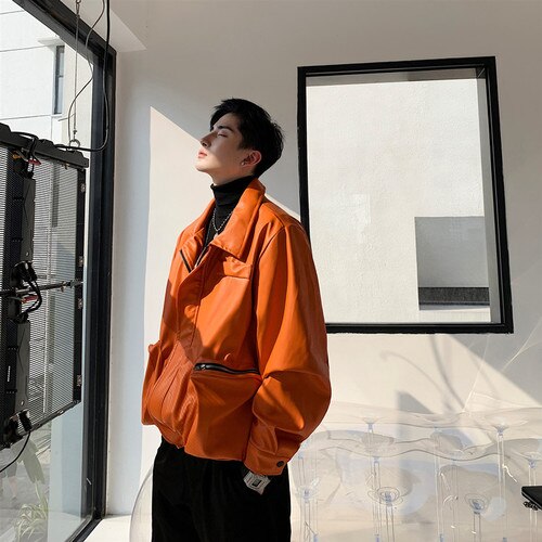 Vintage Loose Leather Jacket - SHIRO KAGE