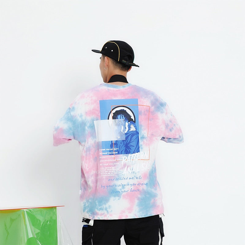 Tie-dye Non-Violence Tee - SHIRO KAGE