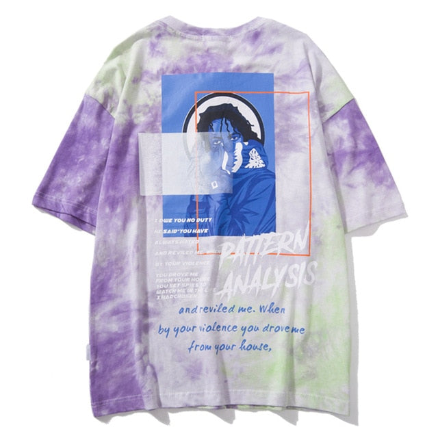 Tie-dye Non-Violence Tee - SHIRO KAGE