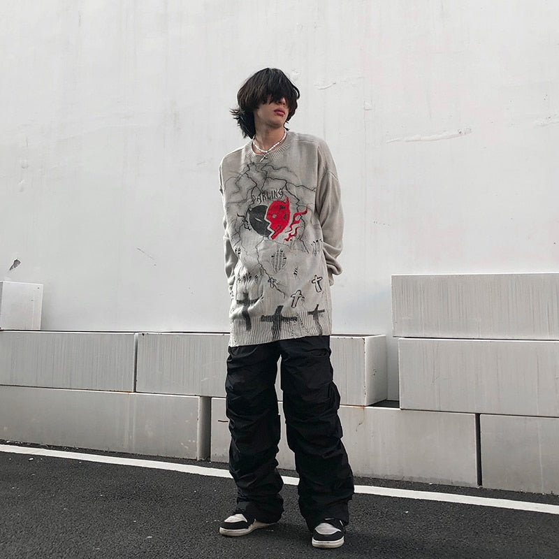 Evanescence Knit Sweatshirt - SHIRO KAGE