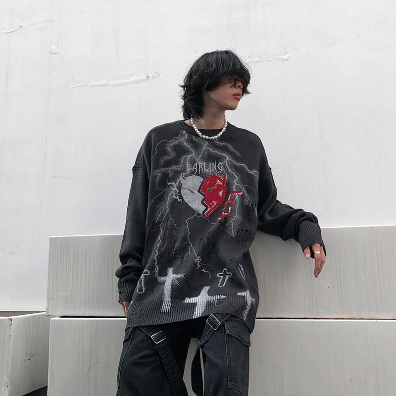 Evanescence Knit Sweatshirt - SHIRO KAGE