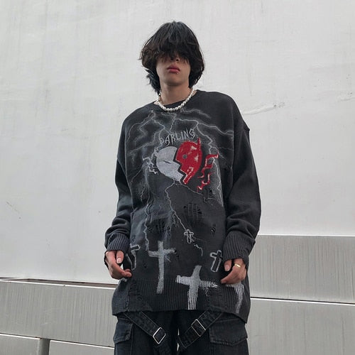 Evanescence Knit Sweatshirt - SHIRO KAGE