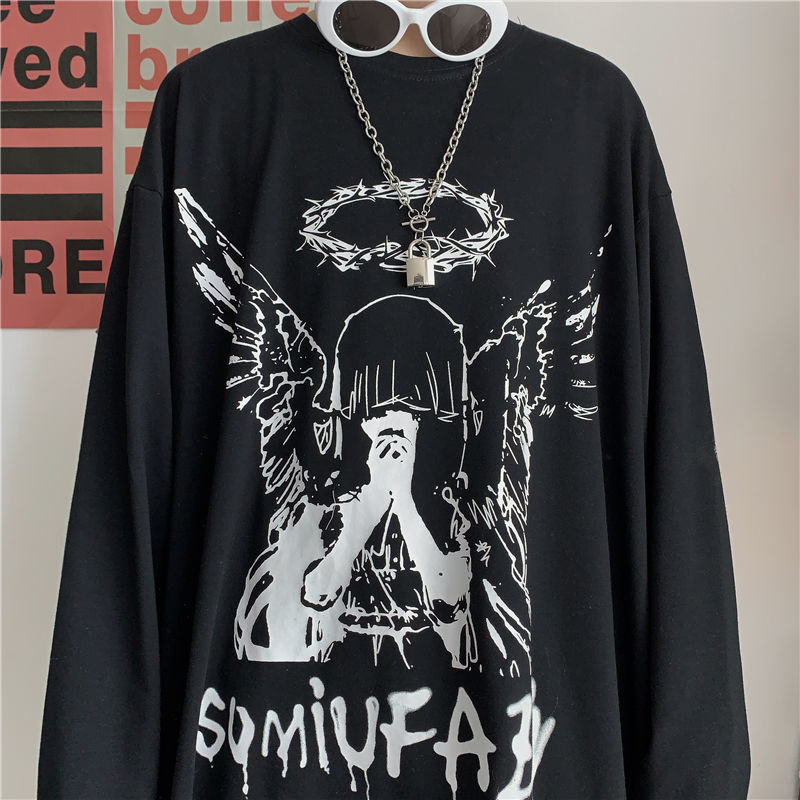 Praying Angel L/S T-Shirt - SHIRO KAGE