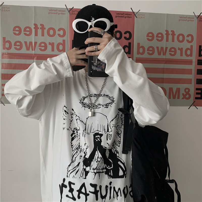 Praying Angel L/S T-Shirt - SHIRO KAGE