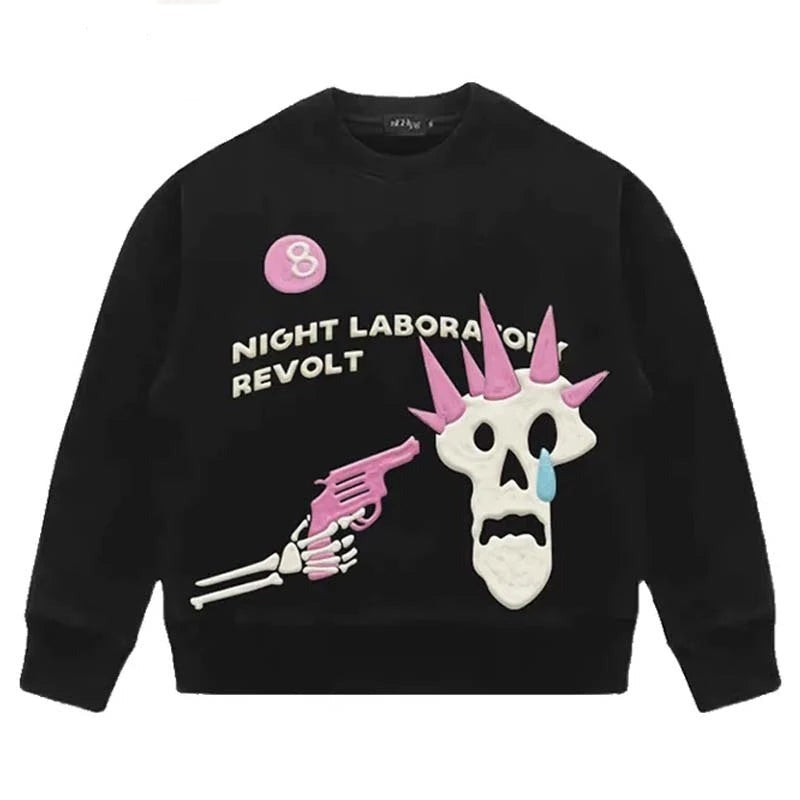 Night Lab Revolt Sweatshirt - SHIRO KAGE