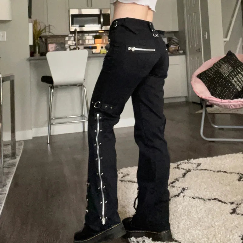 Cyber Gothic Cargo Jeans