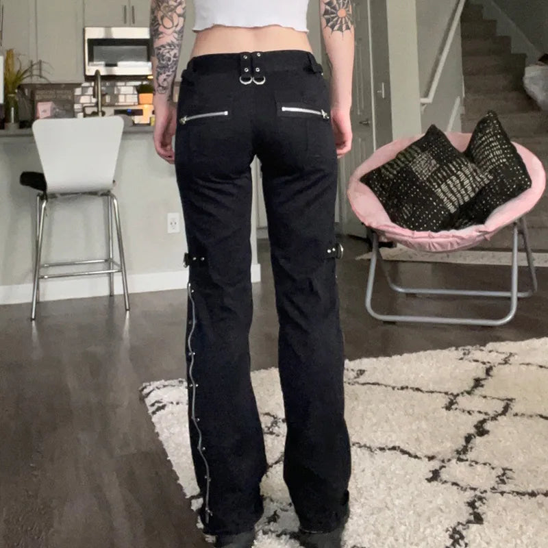 Cyber Gothic Cargo Jeans