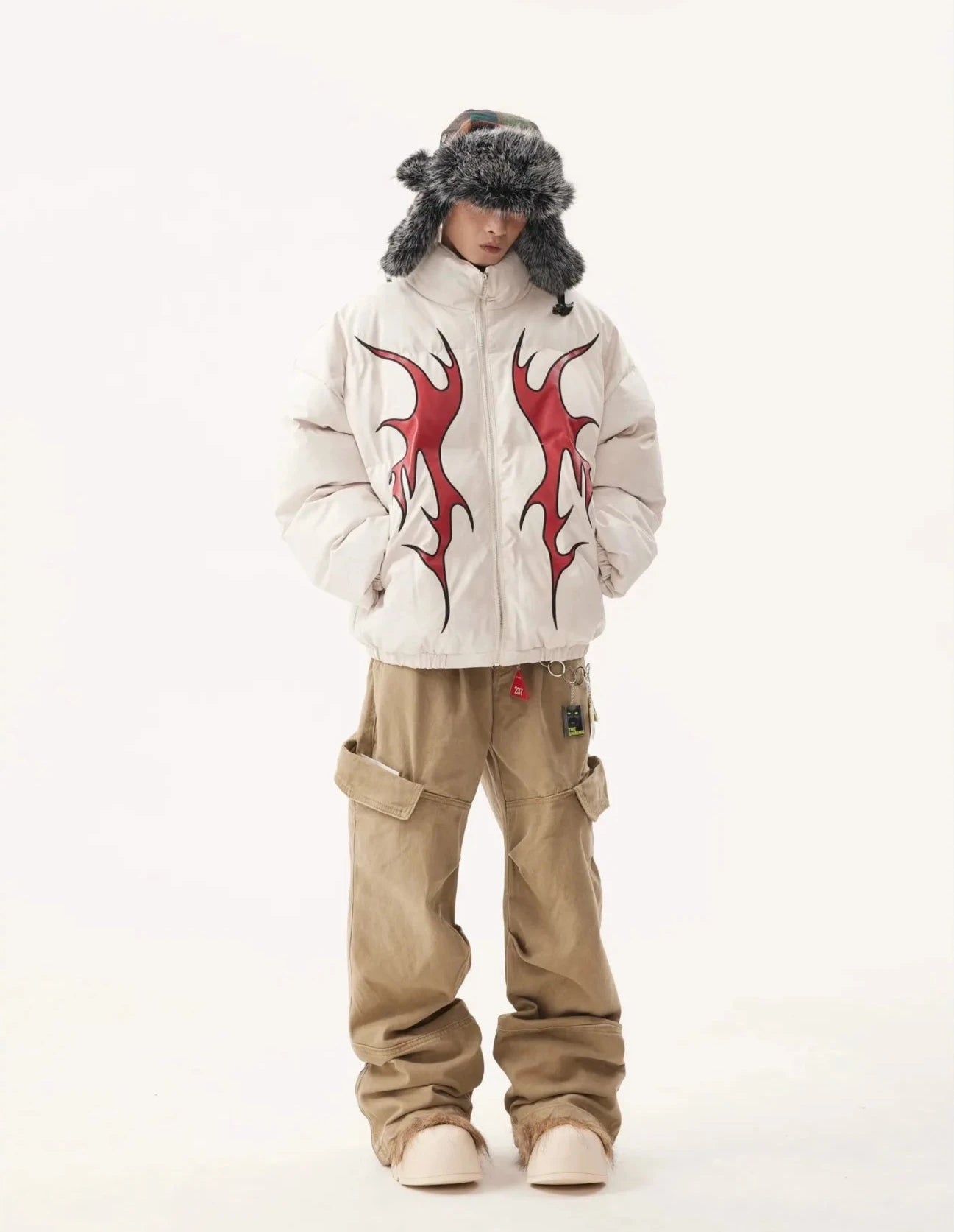 Fire Branded Puffer Jacket