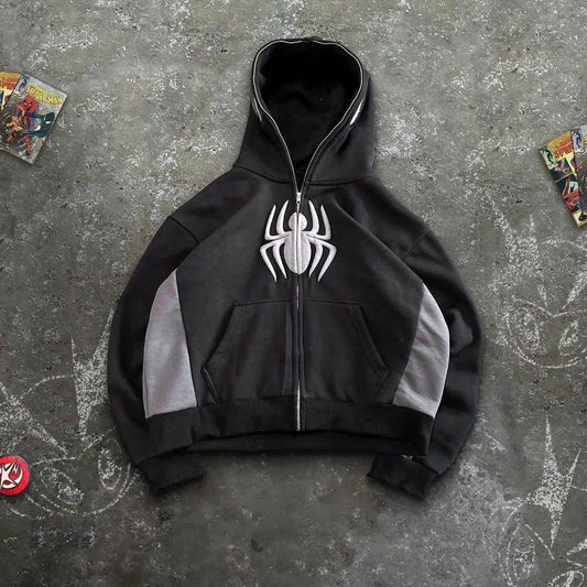 Spiderman Crest Full Zip Hoodie