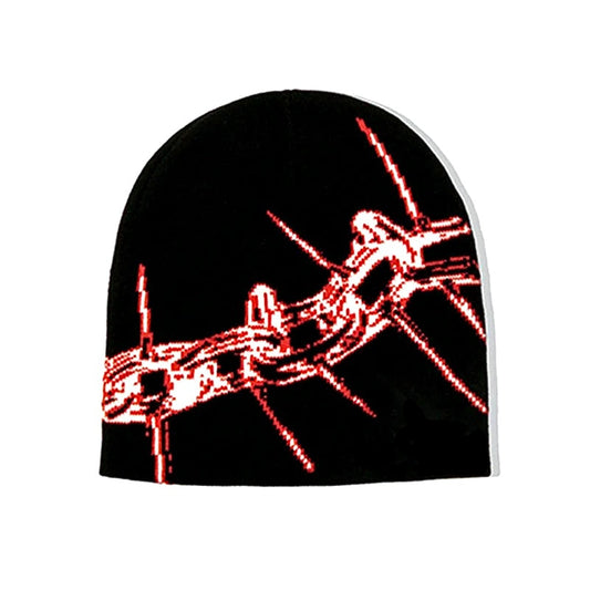 Barbed Wire Knit Beanie