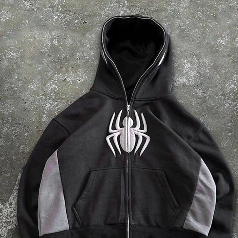 Spiderman Crest Full Zip Hoodie