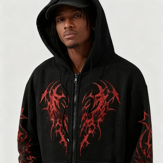 Dragon Heart Zip Hoodie