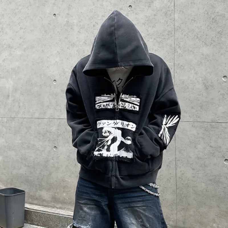 Guardian Angel Zip-Up Hoodie