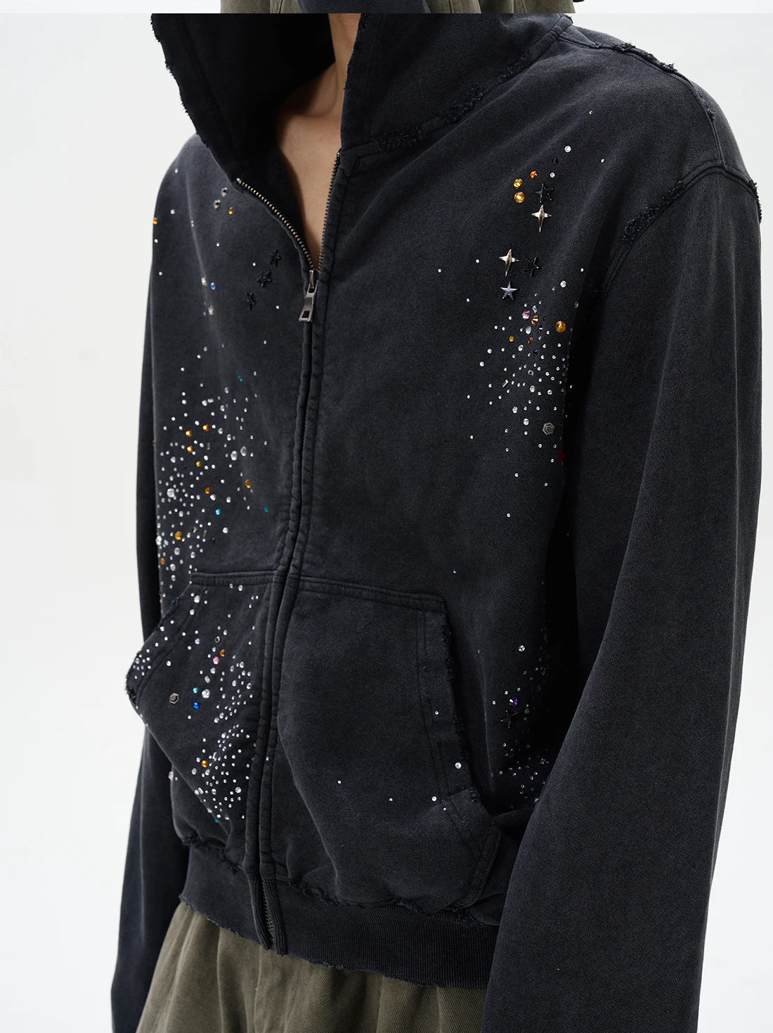 Galaxy Stars Zip Hoodie