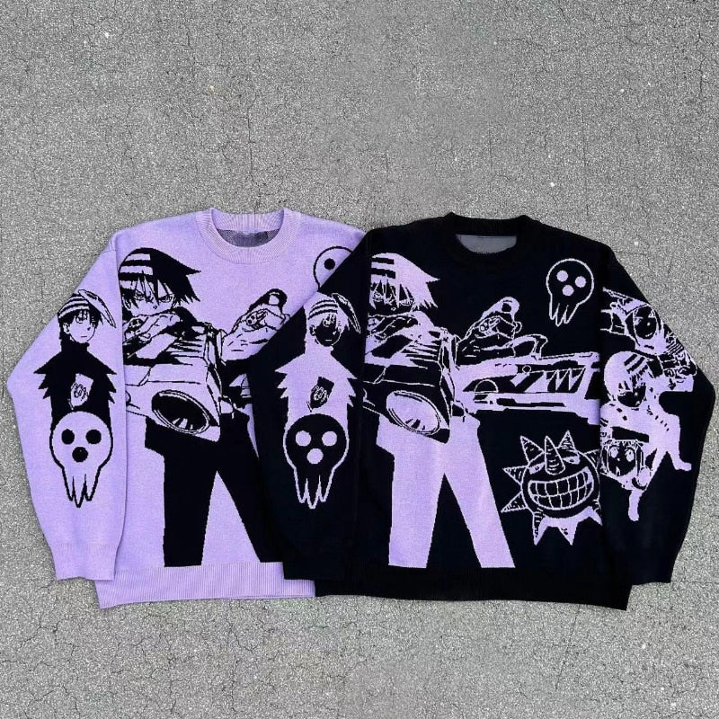 Death The Kid Knit Sweater