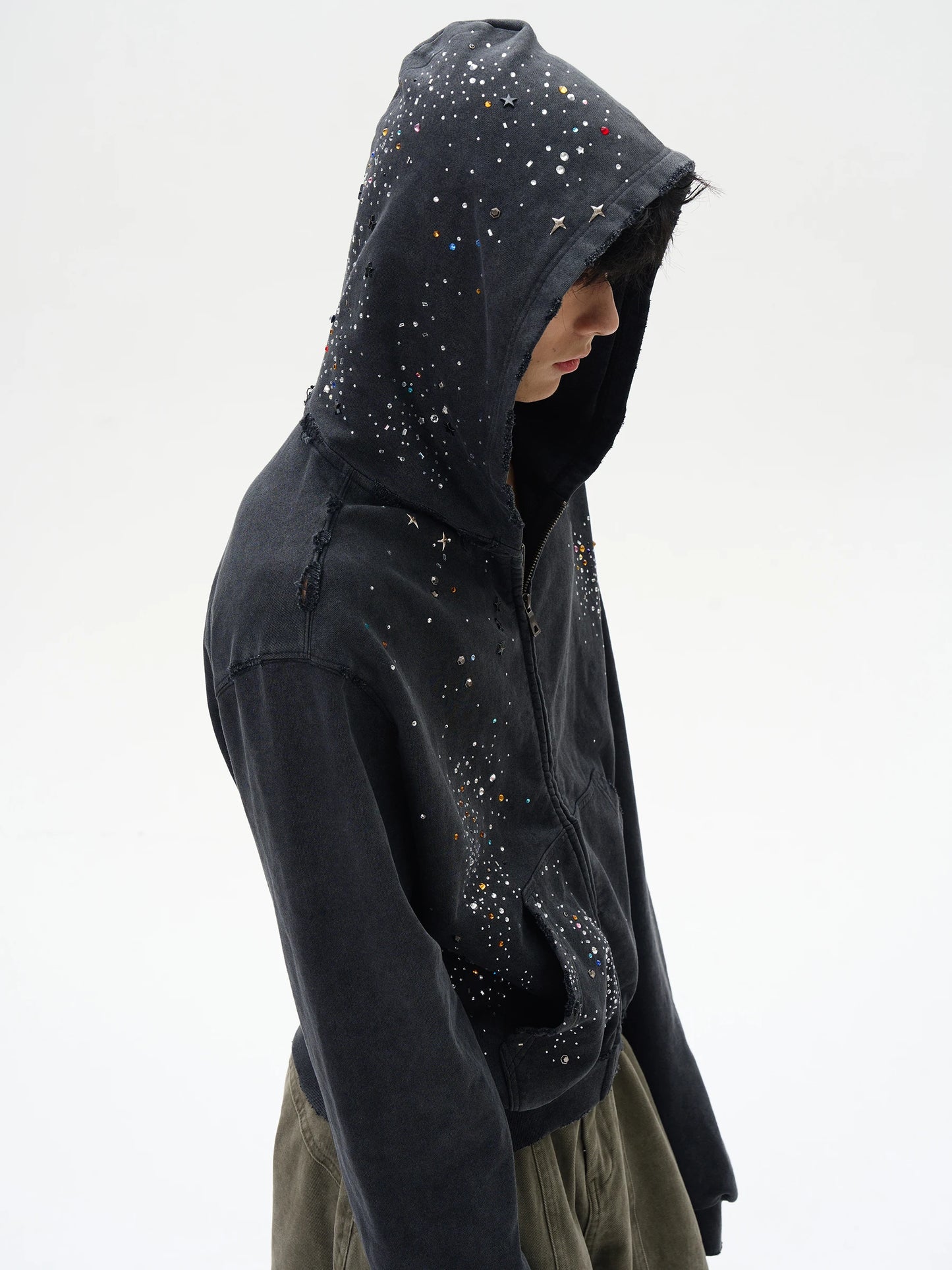 Galaxy Stars Zip Hoodie
