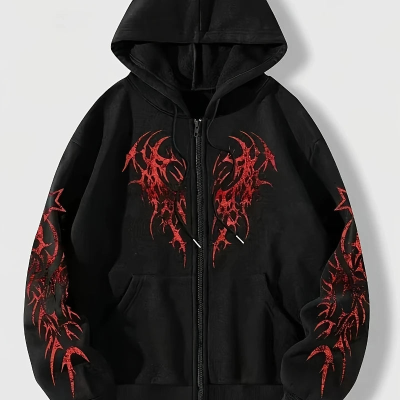 Dragon Heart Zip Hoodie