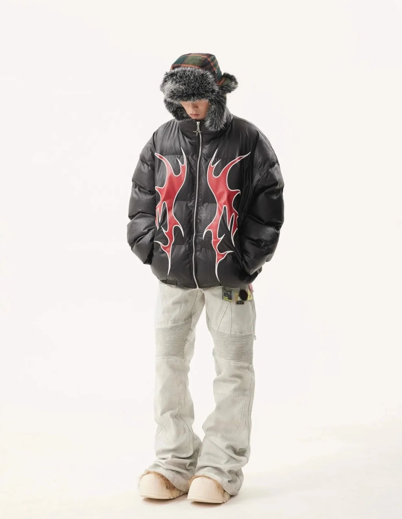 Fire Branded Puffer Jacket