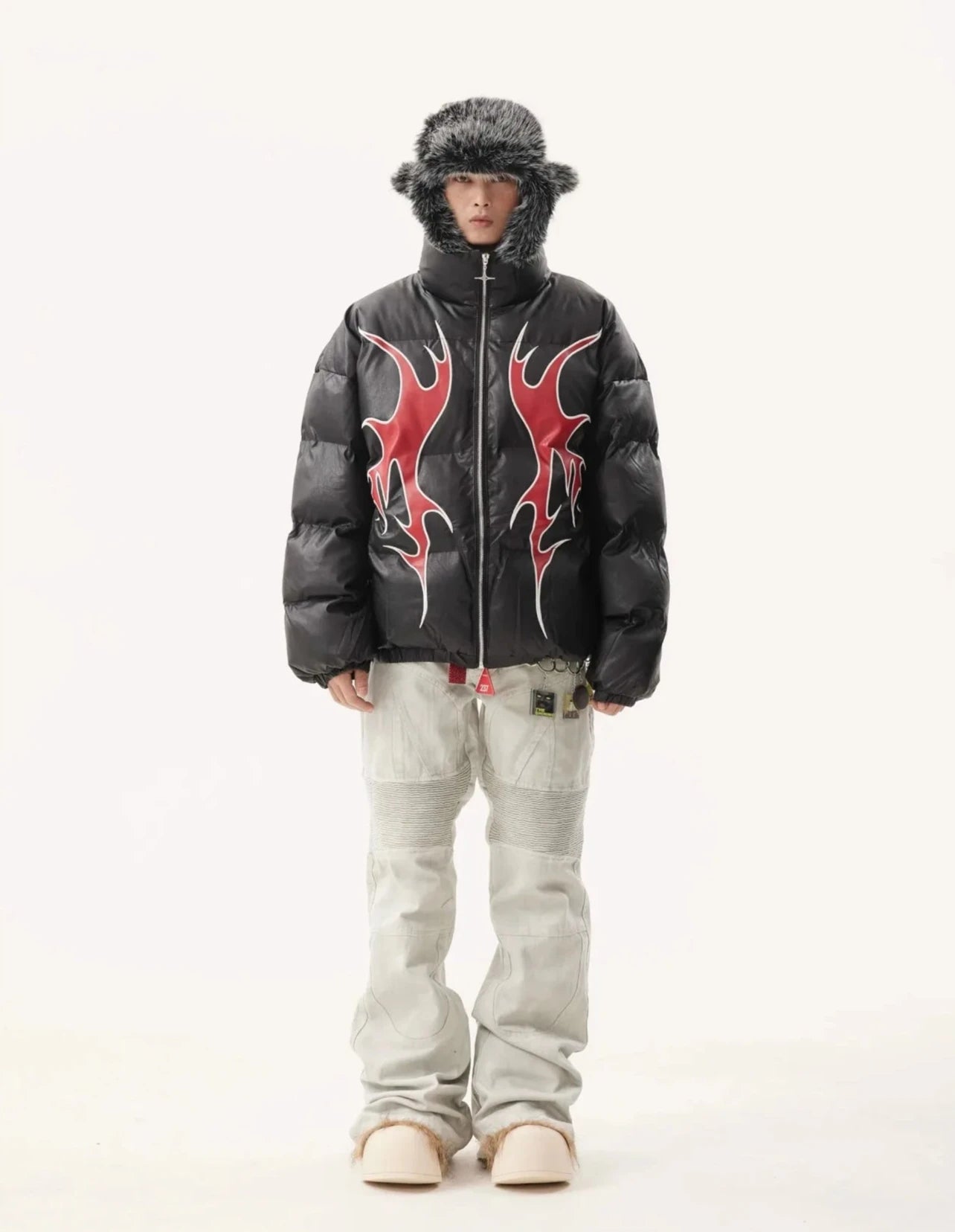 Fire Branded Puffer Jacket