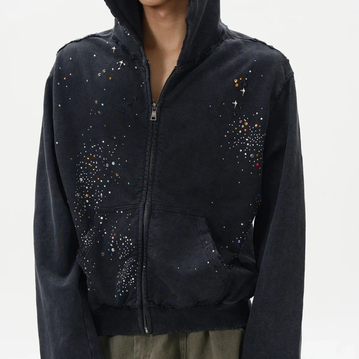 Galaxy Stars Zip Hoodie