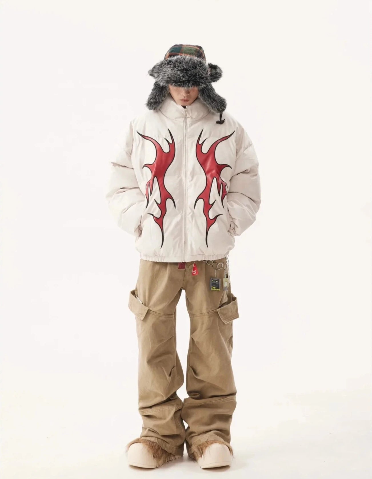 Fire Branded Puffer Jacket