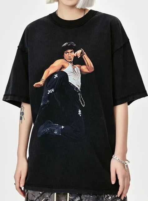 Chrome Bruce Lee T-Shirt