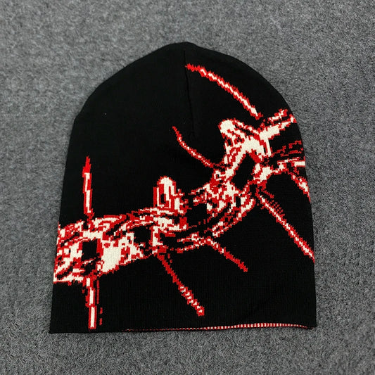 Barbed Wire Knit Beanie